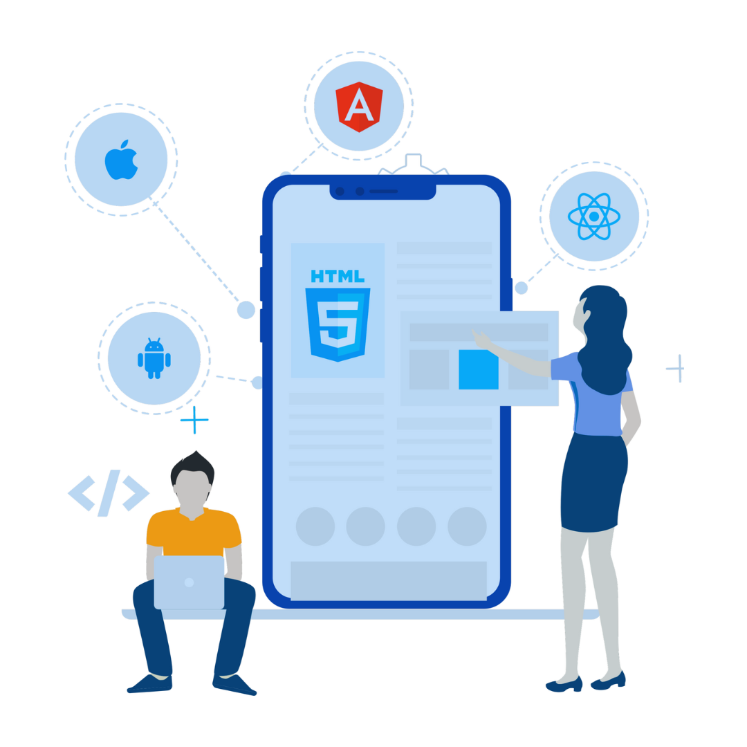 mobile development illustration